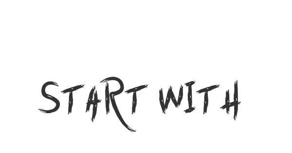 Start with Today font thumb